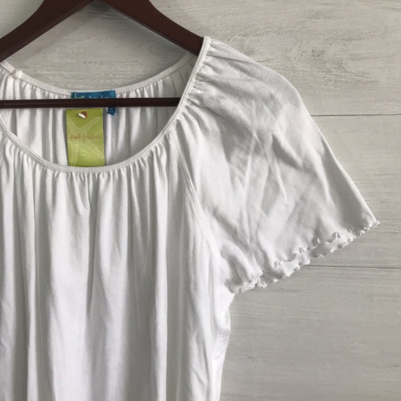 Fresh Produce Lettuce Hem Short Sleeve Top - Picture 2 of 6